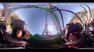 Mega Coaster- Get Ready for the Drop (360 Video)