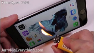 IPhone 6S – тест на сгибание, царапание и поджигание