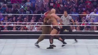 The Rock vs. Erick Rowan WrestleMania 32