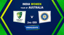 Австралия – Индия | ODI Series Australia vs India, Women | Обзор матча за 2026-02-27