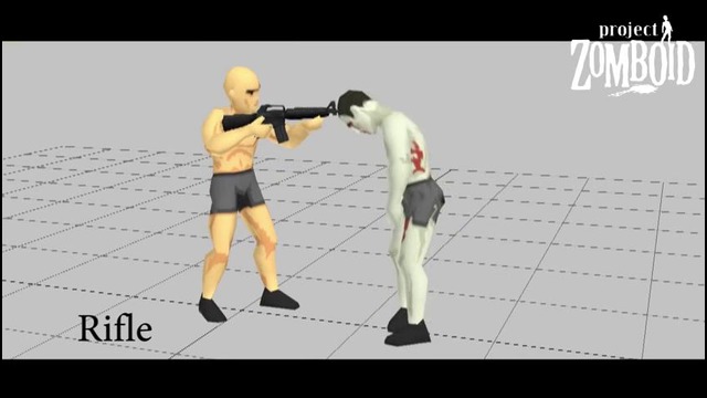 Zomboid – Spear and Gun Melee