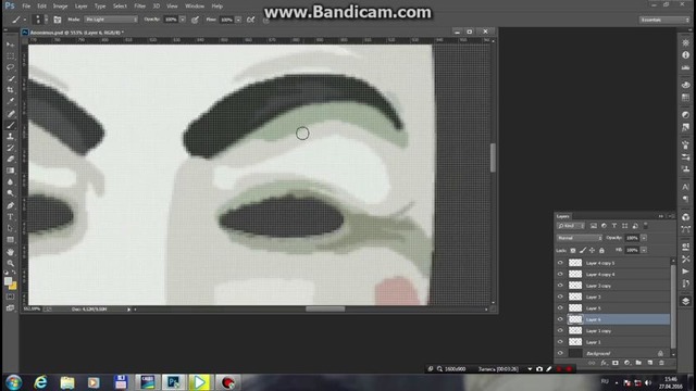 Photo Shop #Speed art «Anonymous»