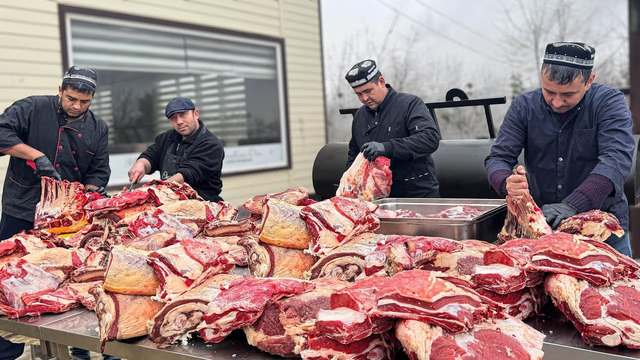 One of the first AMERICAN style BBQ in UZBEKISTAN. Perfect SMOKED Meat, Sold 2 – 3 TONS in a Month