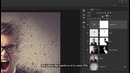 Dispersion Effect Photoshop Tutoria (эффект крушения, фотошоп обучение)