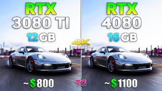RTX 3080 Ti vs RTX 4080 – Test in 10 Games
