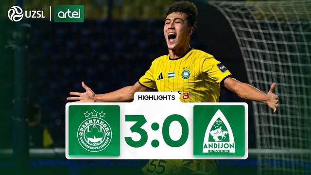 Superliga 20-tur. Paxtakor – Andijon bahsida kiritilgan gollar va xavfli vaziyatlar (Highlights)