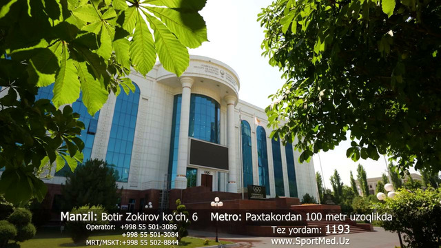 SPORTMED.UZ O‘ZBEKISTON VA O‘RTA OSIYODA METABOLOGRAFI BO‘LGAN Yagona TIBBIYOT KLINIKA