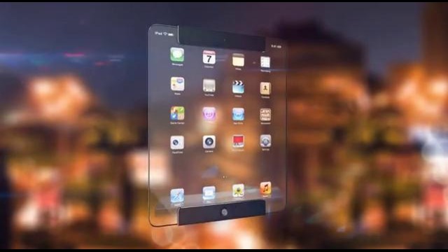 Концепт прозрачного планшета iPad