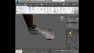 Видеоурок по 3DMAX / Adding the feet