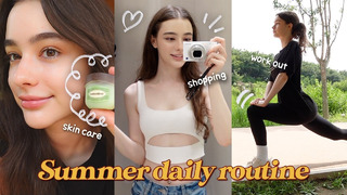 Vlog Summer daily routine️ | How to make healthy and moist skin in hot summer