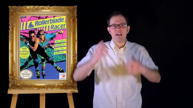 AVGN׃ Bad Game Cover Art 20 – RollerBlade Racer (NES)