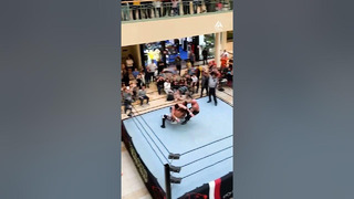 Wrestler Jumps From Second Floor To Ring | People Are Awesome