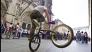 Freestyle Spinning Through Prague – Cyr Wheel and BMX