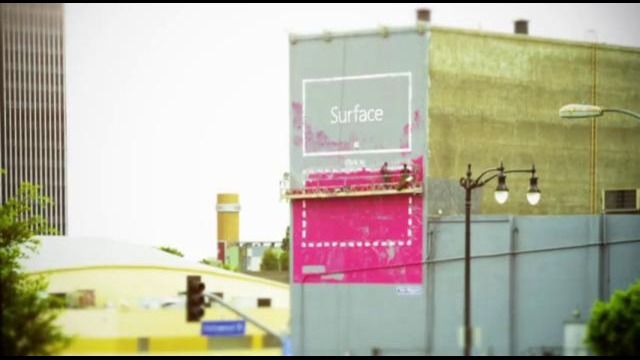 Microsoft Surface Street Art time lapse