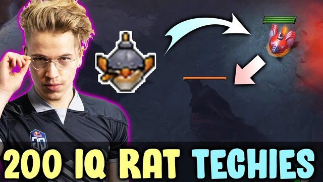 Topson first pick jungle techies — next level rat