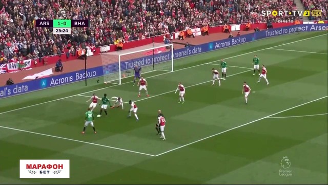 (HD) Арсенал – Брайтон | Английская Премьер-Лига 2018/19 | 37-й тур
