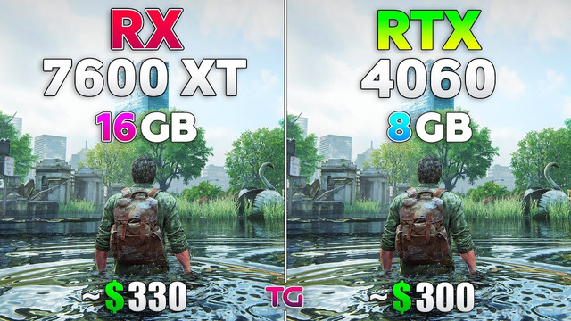 RX 7600 XT vs RTX 4060 – Test in 10 Games l Ray Tracing