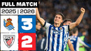 Real Sociedad 3 – 2 Athletic Club 2025/26 PARTIDO COMPLETO