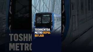 31-dekabrda Toshkent metrosi barcha yo‘lovchilarga bepul xizmat ko‘rsatadi