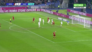 Гол Шомуродова в матче Рома – Сампдория