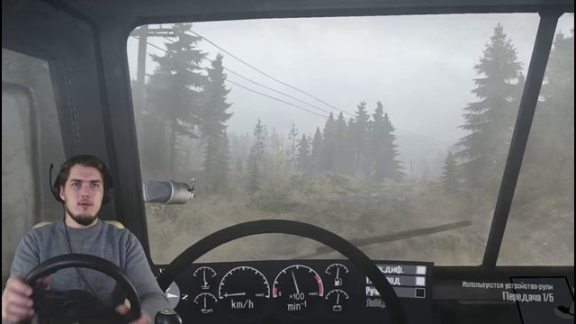 SPINTIRES MUDRUNNER (управление, руль с педалями)