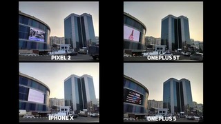 Эпичная распаковка Oneplus 5T против iPhone X, Google Pixel 2 и Oneplus 5