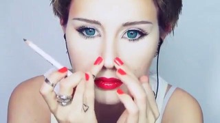 Miley Cyrus make up tutorial
