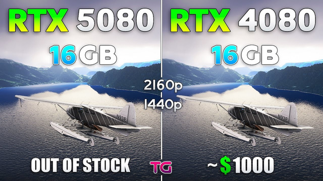RTX 4080 vs RTX 5080 – Test in 10 Games | 1440p & 4K