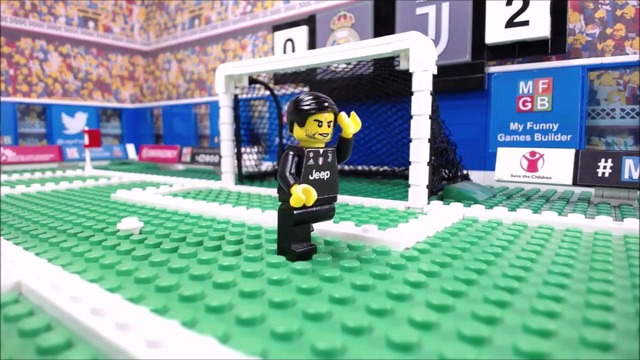 LEGO Real Madrid vs Juventus 1-3 2018 (11⁄04) Real Juve Goals Highligh