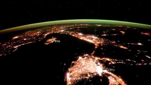 Видео с орбиты Земля Очень захватывает