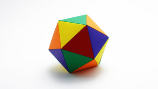 Origami icosahedron (jo nakashima) – d20