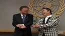 Генсек ООН Пан Ги Мун станцевал с рэппером PSY Gangnam Style