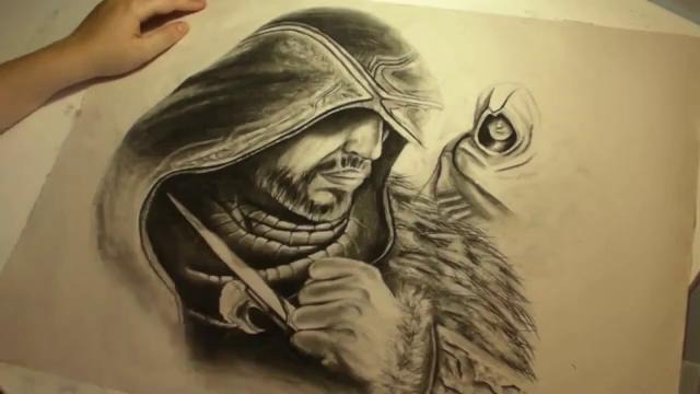 Assassin’s Creed Revelations «рисование Эцио и Альтаира»