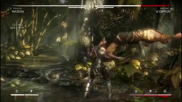 MKX – Mileena Combos & Setups(37-91%)