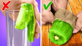 Как легко очистить и нарезать фрукты и овощи
