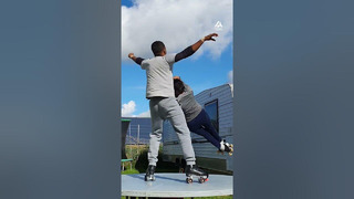 Amazing Skating and Spinning Skills | People Are Awesome #shorts
