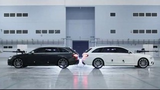 Две Audi сразились в пейнтбол