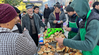 Узбекская Уличная Еда! Туристы из России! Самарканд