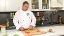 Закуска из сырного крема и овощей