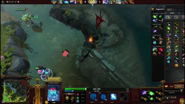 NaVi.Dendi Bootcamp Dota | Close games + Commentary