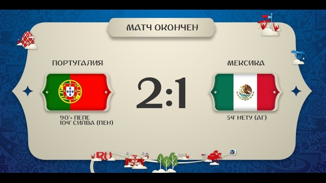 Португалия – Мексика | Кубок Конфедераций 2017 | Матч за 3 место | Обзор матча