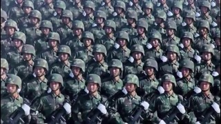 Военный парад китайской армии под песню Get lucky