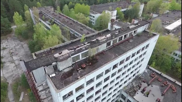 Уникальные съемки Припяти с дрона