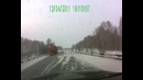 Фургон занесло
