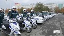 Тошкент шаҳар ИИББ Патрул пост хизмати бригадасига 100 та мото-скутерлар топширилди