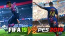 Чем fifa 19 лучше pes 2019