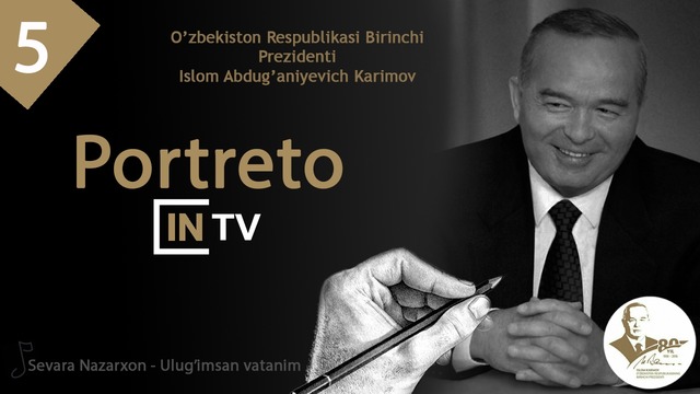 Узбекский художник рисует Первого Президента РУз. И.А. Каримовa – Portreto #5