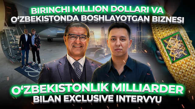 AMERIKADAGI ENG BOY O‘ZBEKLARDAN BIRI JACOB & CO
