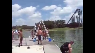 Зачетный прыжок в воду