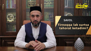 Tirnoqqa lak surtsa tahorat ketadimi